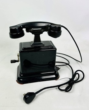 Telefon Unikat XIX XX Antyk Bakelit Ericsson Antyk