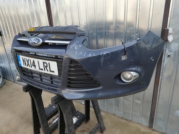 фото thumb №7, Бампер перед ford focus mk3 iii цвет eb 2010-2014 омыватель ксенон 6x pdc