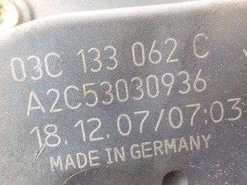 фото thumb №8, Vw golf vfabia ii ibiza 6j 1.4 16v bxw bud дросельна заслінка 03c133062c