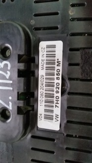 фото thumb №12, Прилади спідометр  vw transporter t5 2.5tdi 7h0920850m