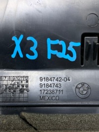 фото thumb №5, Решітка повітропровід середня молдинг dekor 9184742 bmw x3 f25 2.0 d
