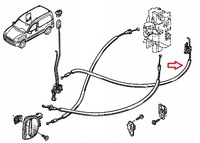 фото thumb №13, Трос замка двері розсувних renault kangoo
