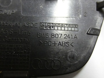 фото thumb №16, Заглушка бампера, захист фаркоп буксирувальний audi a-5 8w6 передній рестайлінг s-line