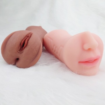 MASTURBATOR DLA MĘŻCZYZN 3w1 SZTUCZNA POCHWA, USTA, ANAL + ŻEL