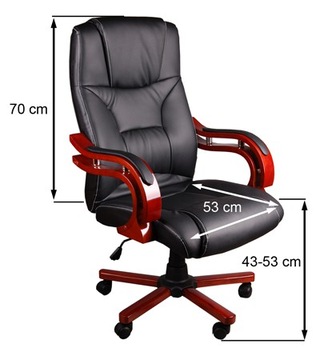 GIOSEDIO BSL002 WHITE офисное кресло с деревом