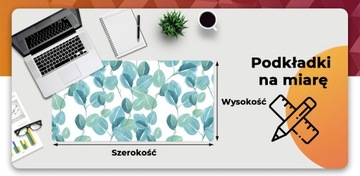 Trwała mata nadruk ze wzorem dla dzieci Eukaliptus