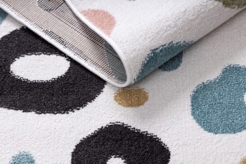ДЕТСКИЙ КОВЕР FUN 180x270 см ПЯТНА кремовый #O556