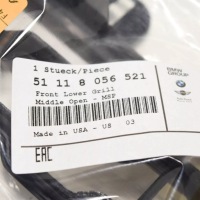 фото thumb №7, Bmw x6 f16 бампер передній m нижня середня решітка 51118056521 2016 oem