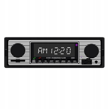 1 Din Автомобильная стереосистема Bluetooth MP3 Аудио Ретро Радио