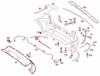 Купить Mercedes-benz b w245 молдинг бампера заднего правого a1698852021oryginalna, фото thumb
