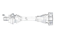 Приводной вал приводная vw 4motion tiguan 07-18 golf v vi passat 05-15 cc Доставка, фото thumb