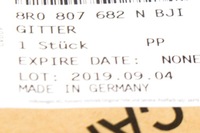 фото thumb №7, Audi q5 8r бампер передний правая решётка 8r0807682nbji 8r0807682 оригинальный