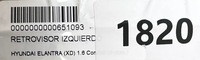 фото thumb №9, Hyundai elantra xd 00-06r зеркало левая электрический 5 pin