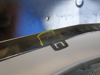 фото thumb №12, Mercedes ml w166 166 накладка хром бампера перед