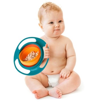 СЕРЕБРЯНАЯ ЧАШКА BABY BOWL для малышей в форме НЛО