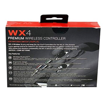 Pad bezprzewodowy Gioteck WX-4 do konsoli Nintendo Switch Biały