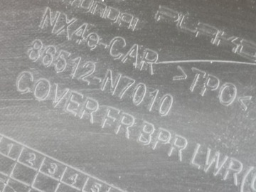 фото thumb №14, Накладка бампера передня спойлер hyundai tucson iv 20- 86512n7010