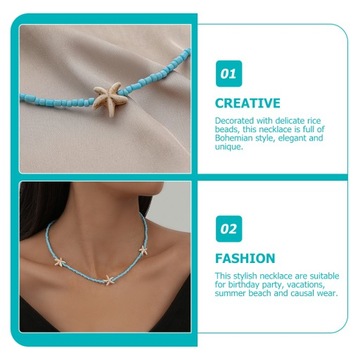 Ожерелье из бисера Boho Choker Ожерелья для женщин