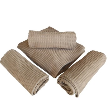 Ręcznik kąpielowy do sauny 140x70 Wafel Taupe