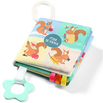 BABYONO KSIĄŻECZKA SENSORYCZNA MIĘKKA SEASONS 1511
