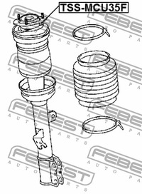 фото thumb №6, Подушка амортизатора перед do lexus rx 300 350