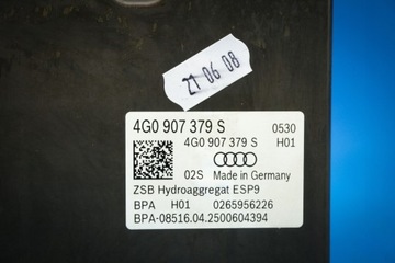 фото thumb №9, Модуль насос abs audi a6 4g a7 рестайлинг 4g0614517al