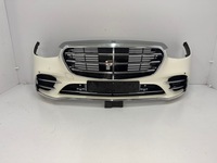 фото thumb №1, Бампер передний mercedes s klasa w223 amg белый перламутр