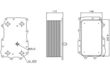фото thumb №2, Радиаторов масла daf cf 85 xf 105 xf 106 xf 95 mx-1