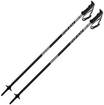 Fizan Action Ski Poles 130 см черные