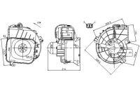 фото thumb №2, Nissens 87084 вентилятор внутрішній