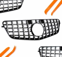 фото thumb №1, Решётка радиатора решётка радиатора mercedes db e w212 09-12 серебристая gtr style