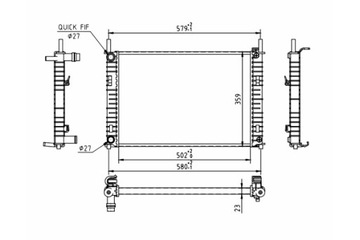фото thumb №2, Радиаторов fiesta 1.4tdci 00-04 hart