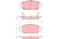 фото thumb №8, Тормозные колодки ham. honda p. civic 01- type r/2,0 trw gdb3250