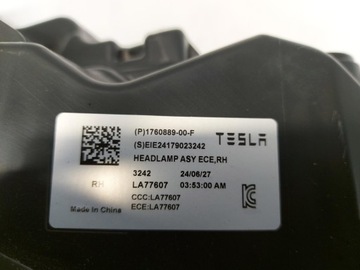 фото thumb №7, Tesla модель 3 рестайлинг 2024 highland лампа правая перед