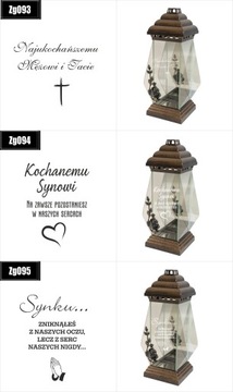 ZNICZ kapliczka LATARENKA z GRAWEREM dla Brata