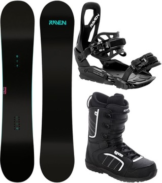 Комплект сноуборда RAVEN Pure Mint 139см + крепления S230 + ботинки Target