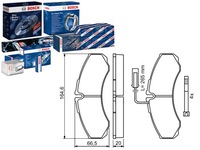фото thumb №1, Тормозные колодки тормозные rvi maxity nissan nt500 cabstar n