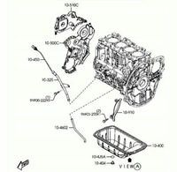 фото thumb №10, Крышка ремень распределительного вала верхний mazda 2 05-09
