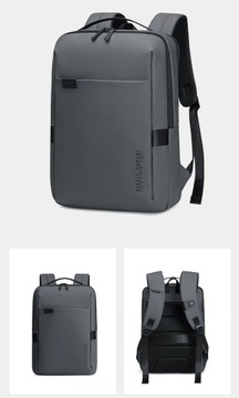 Рюкзак Arctic Hunter B00574 для ноутбука 15,6 см, два отделения, серый