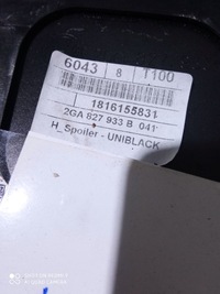 фото thumb №4, Спойлер спойлер крышки vw t-roc 2ga827933b оригинал