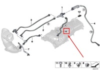Bmw 7 g12 шланг вентиляції бака пального 7643103 13907643103 Ціна, фото thumb
