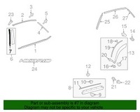 фото thumb №1, Lexus nx 300h прокладка дверь стойка левый задняя