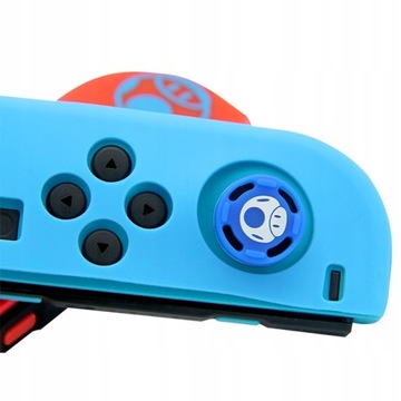 2x Etui silikonowe do Joy-Con Switch MARIO +Gumki