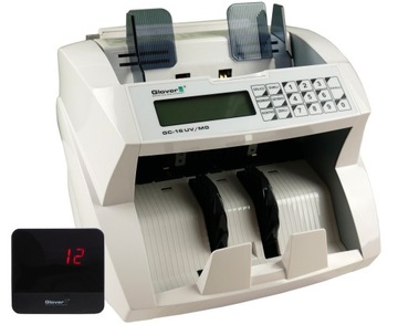 LICZARKA DO BANKNOTÓW GLOVER GC-16 UV + WYŚ + TESTER + BANDEROLE
