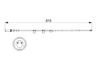 фото thumb №2, Bosch 1 987 473 524 контакт попереджувальний, знос накладок гальмівних