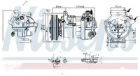 фото thumb №1, Компрессор компрессор кондиционера 890594 nissens