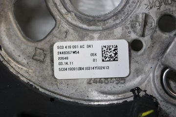 фото thumb №7, Vw the beetle руль 5c0419091ac 5c0 419 091 5c цвет 041 чёрный 5c0419