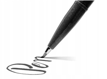 PENTEL Touch Brush Pen кисть-ручка для каллиграфии с надписью ТЕМНО-ЖЕЛТЫЙ