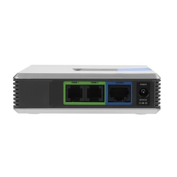 Шлюз VoIP, интернет-телефон, 2-портовый адаптер SIP, кабель RJ45 для Linksys