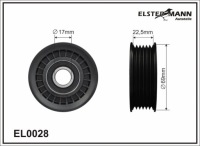 Купити Caffaro ролик натягувача 500369, фото thumb